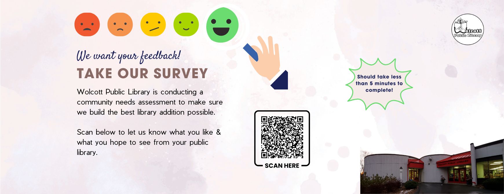 Take our survey.